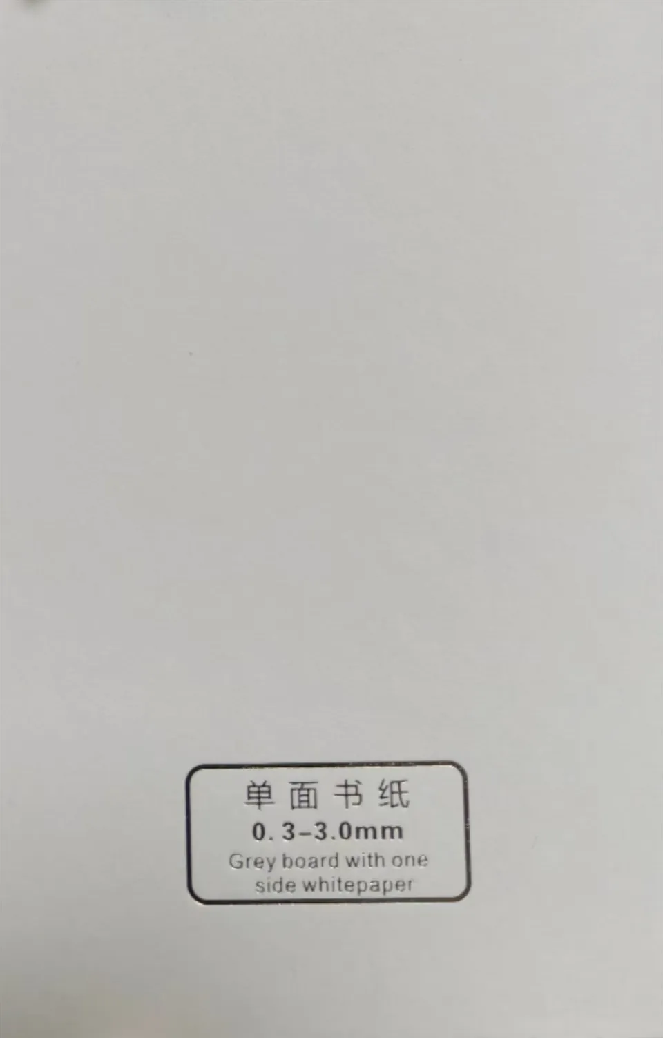 Bảng màu xám với một bên whitepaper