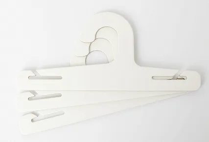 Móc treo giấy cho cửa hàng quần áo, Móc treo đồ dành cho người lớn, Khăn trùm đầu, Móc giấy-thân thiện với môi trường, Móc treo giấy Giấy ngà Fbb