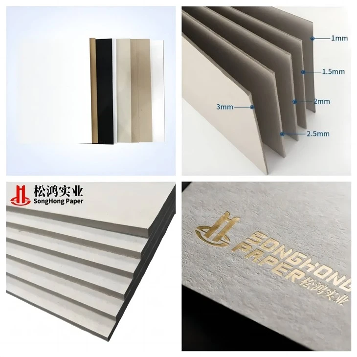 Tấm giấy phủ bìa màu xám nhiều lớp rắn cho giày Chất lượng cao cấp & Sản phẩm bảng giấy